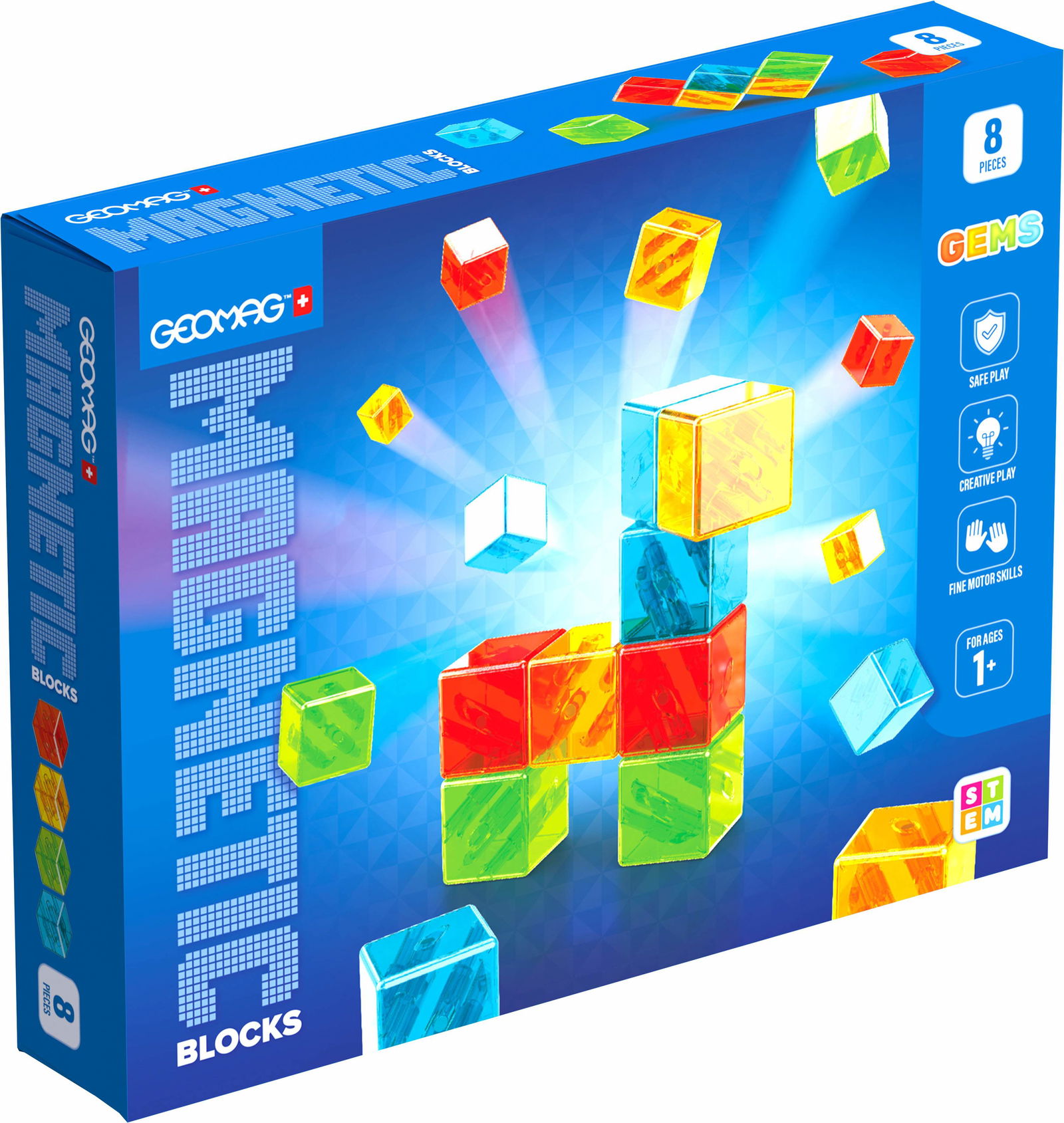 Geomag Gems Magnetblokke 8 Stk