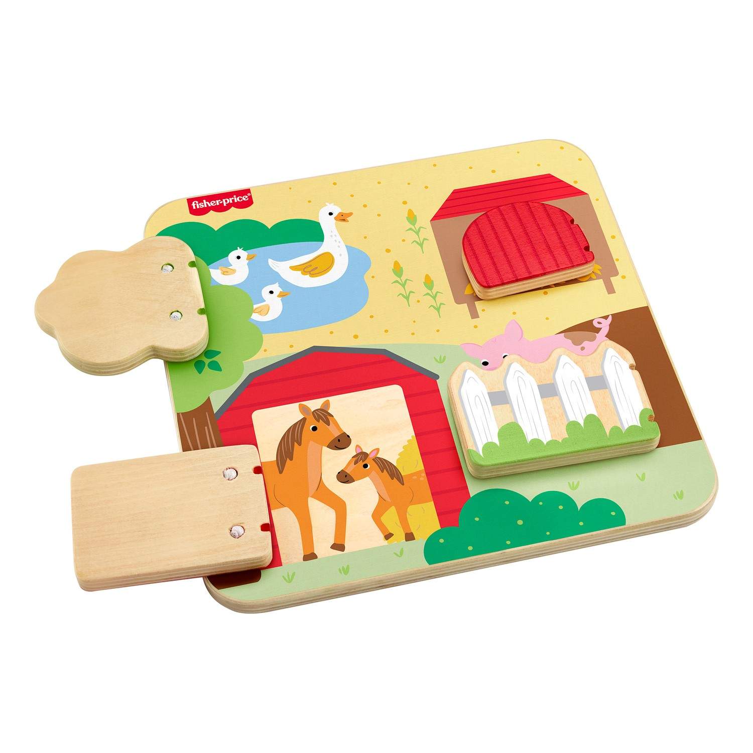 Fisher-Price Wood -Kurkistustaulu