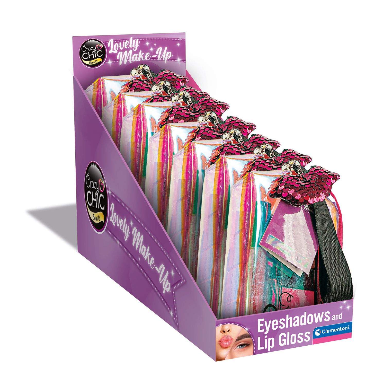 Crazy Chic Soft Pochette Med Make Up Golden