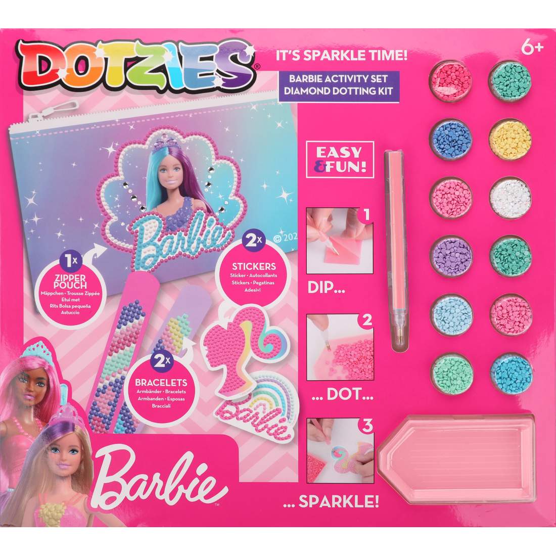 Dotzies Barbie -Diamantpysselset | Leksaker & Spel - Leksaker - Leksaksfigurer & Dockor - Dockor - Barbie | Pryloteket