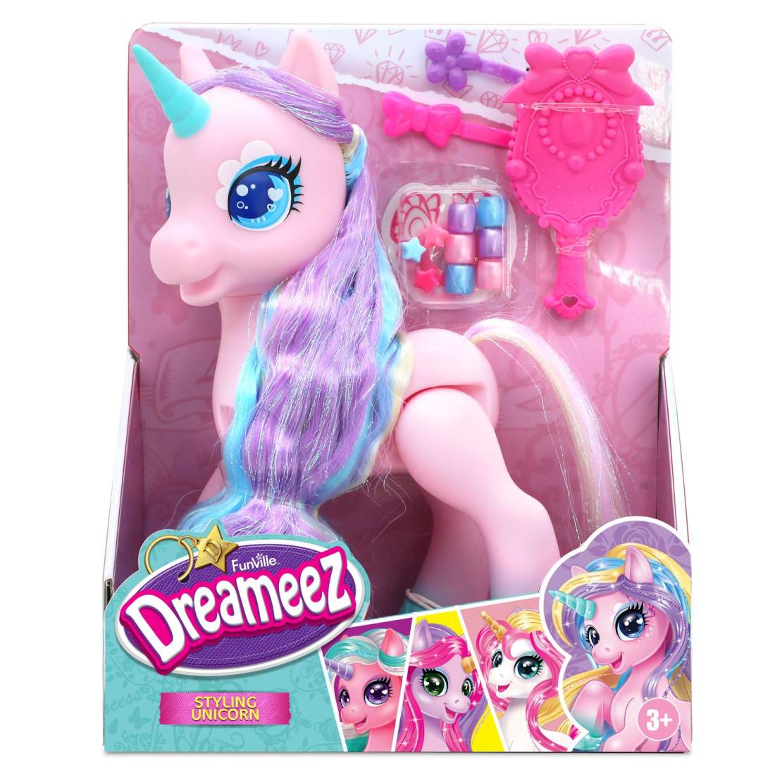 Dreameez Styling Unicorn -Enhörning | Leksaker & Spel - Leksaker - Leksaksfigurer & Dockor - Dockor | Pryloteket