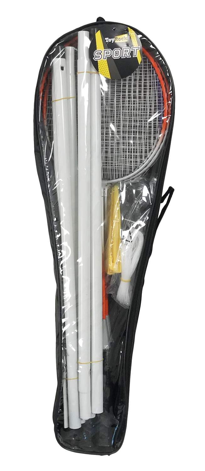 Sulkapallosetti Neljälle Kantolaukussa