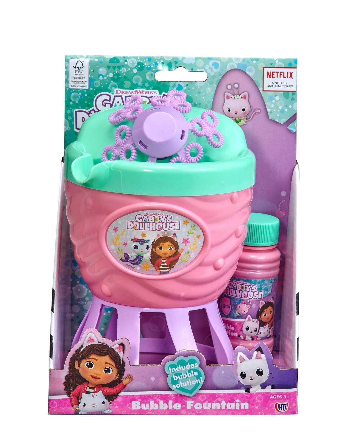 Bubbles Sæbeboblemaskine - Gabby's Dollhouse Bubble Fountain