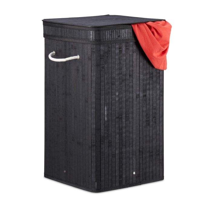 Sammenfoldelig vasketøjskurv bambus