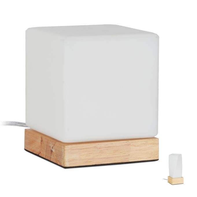 Bordlampe i opalglas