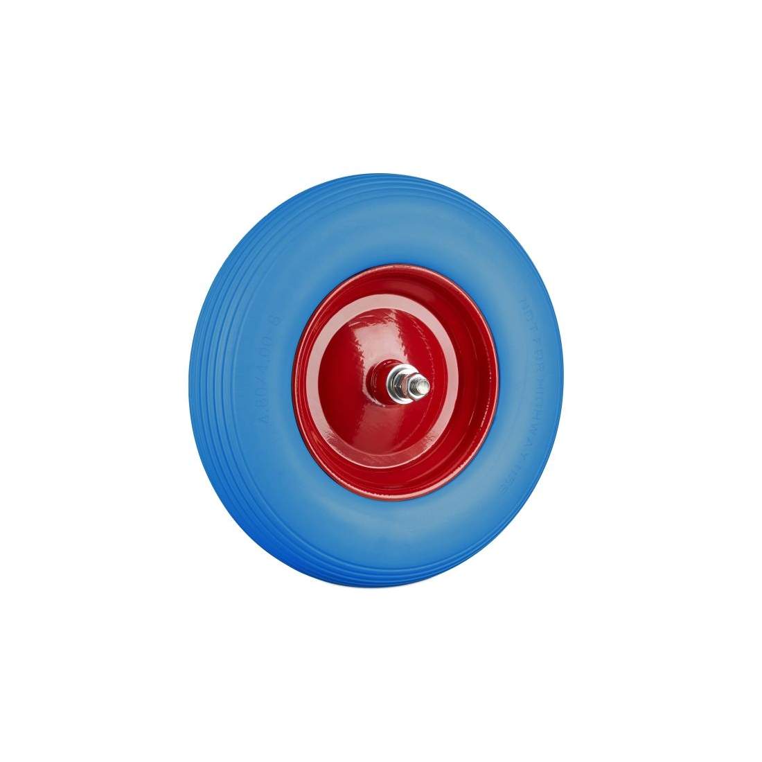 Skottkärrans hjul av massivt gummi med axel | Hem & Hobby - Hem & Hushåll - Trädgårdsartiklar - Skottkärror - Skottkärrehjul | Pryloteket