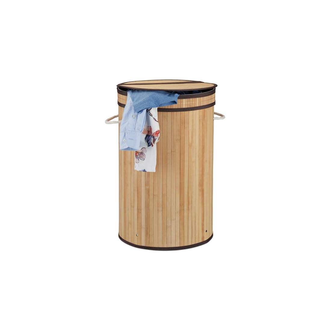 Tvättkorg i bambu med lock | Hem & Hobby - Hem & Hushåll - Tvätt - Tvättkorgar | Pryloteket