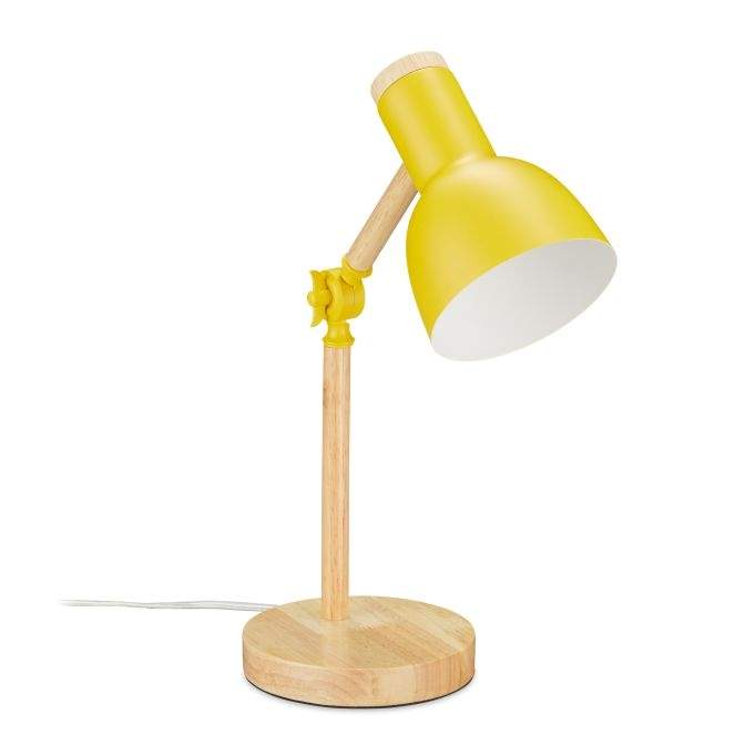 Bordlampe i træ