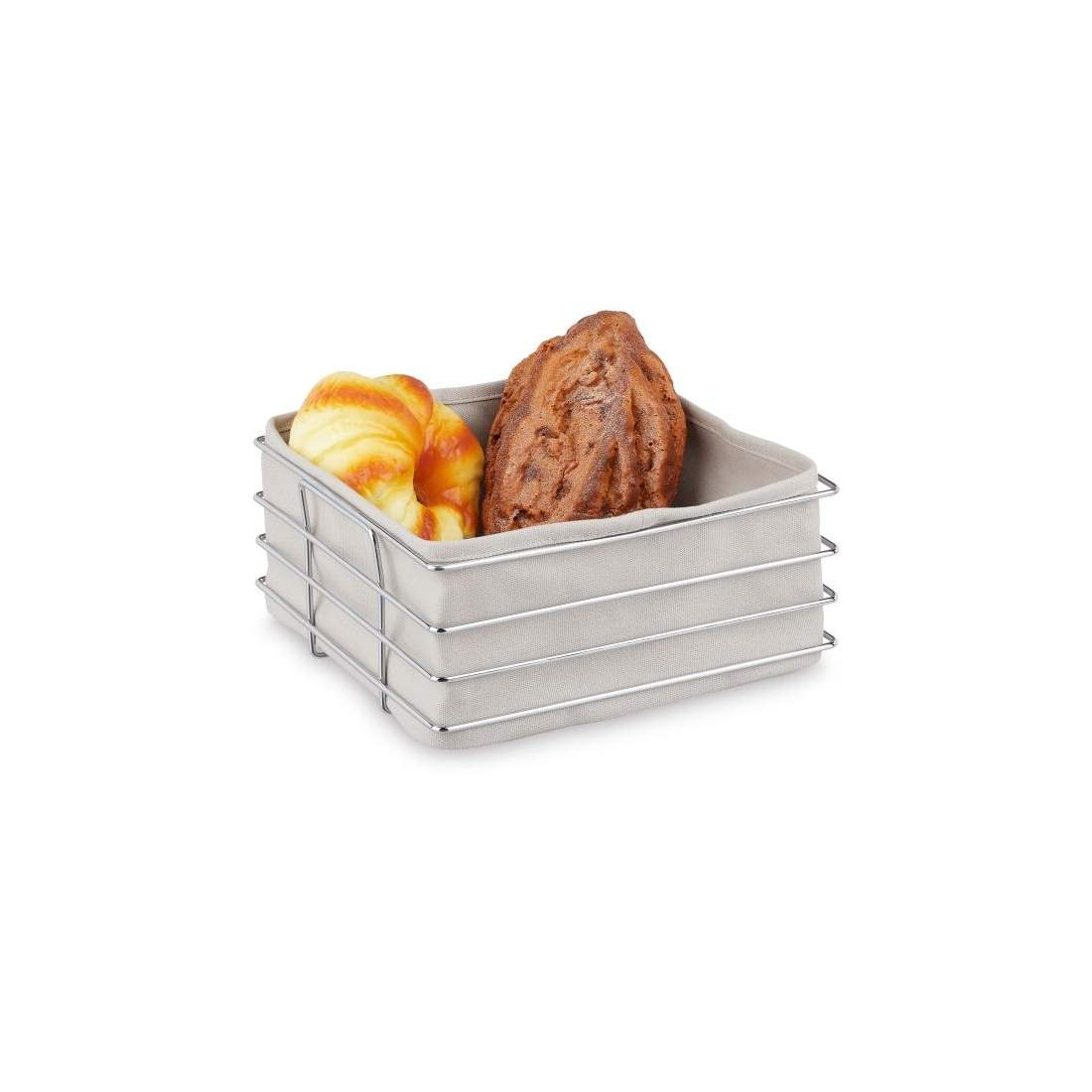 Brödkorg i metall med tygöverdrag | Hem & Hobby - Hem & Hushåll - Kök - Servering | Pryloteket