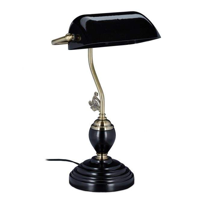 Sort banker lampe