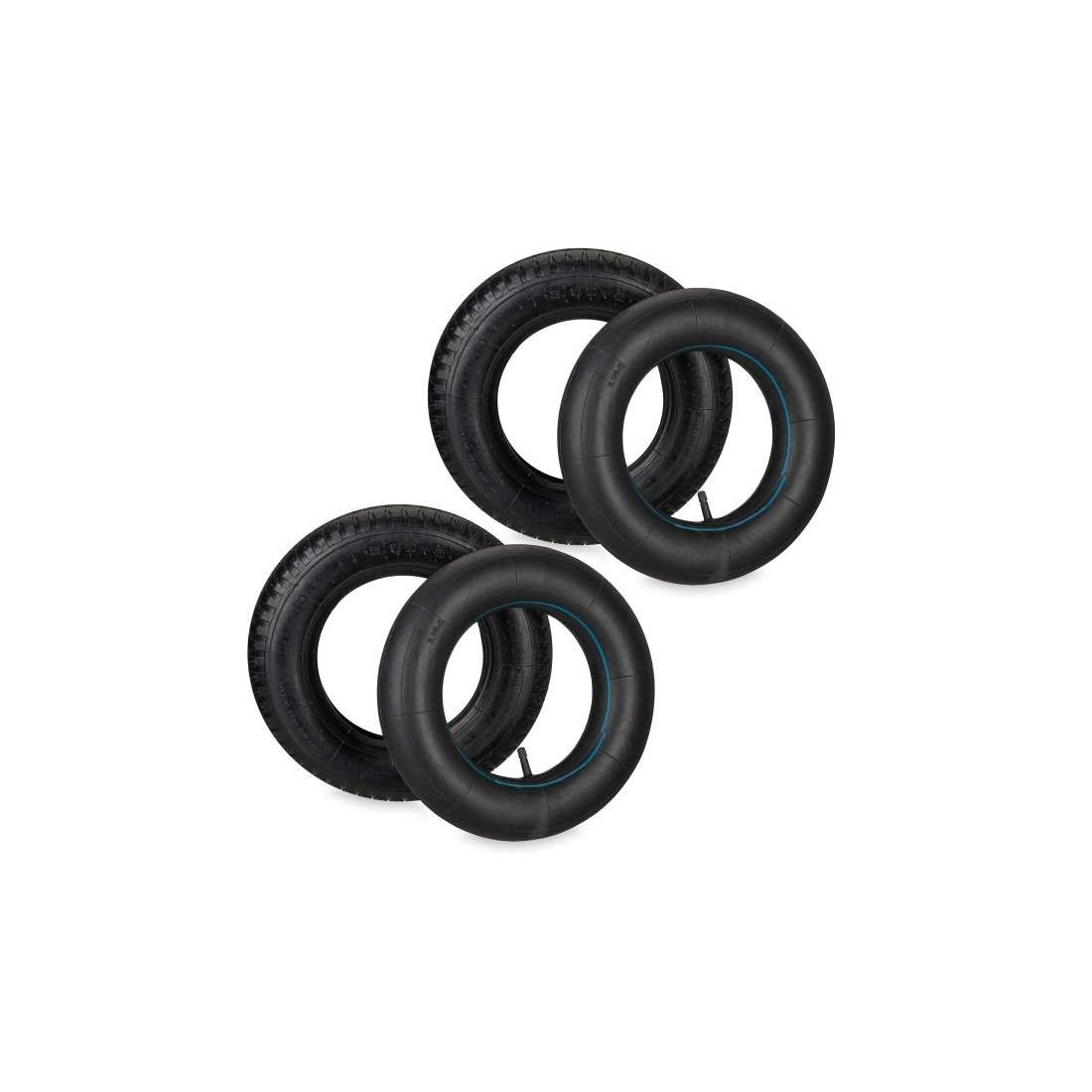 Skottkärra hjul set om 2 med slang | Hem & Hobby - Hem & Hushåll - Trädgårdsartiklar - Skottkärror - Skottkärrehjul | Pryloteket