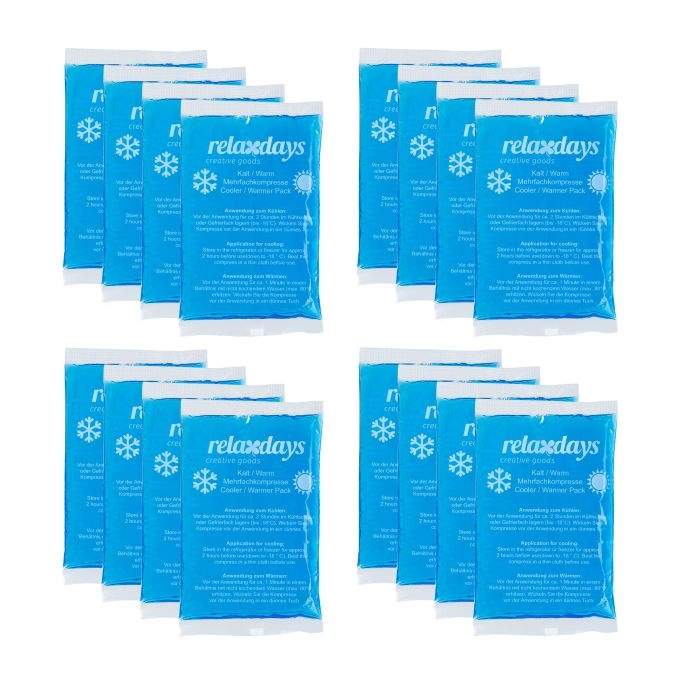 Rektangulära kyllampor i set om 16 st | Sport & Fritid - Friluftsliv & Camping - Överlevnads- & Nödutrustning - Första Hjälpen | Pryloteket