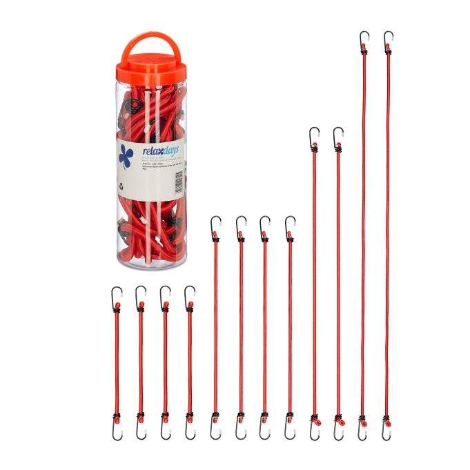 Klemme gummi 12-delt sæt 4 størrelser