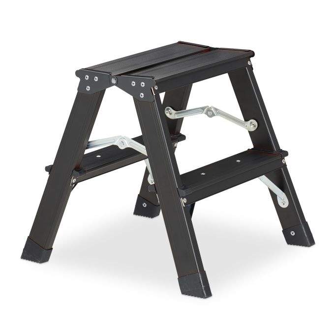 Sammenklappelig trappestige i aluminium