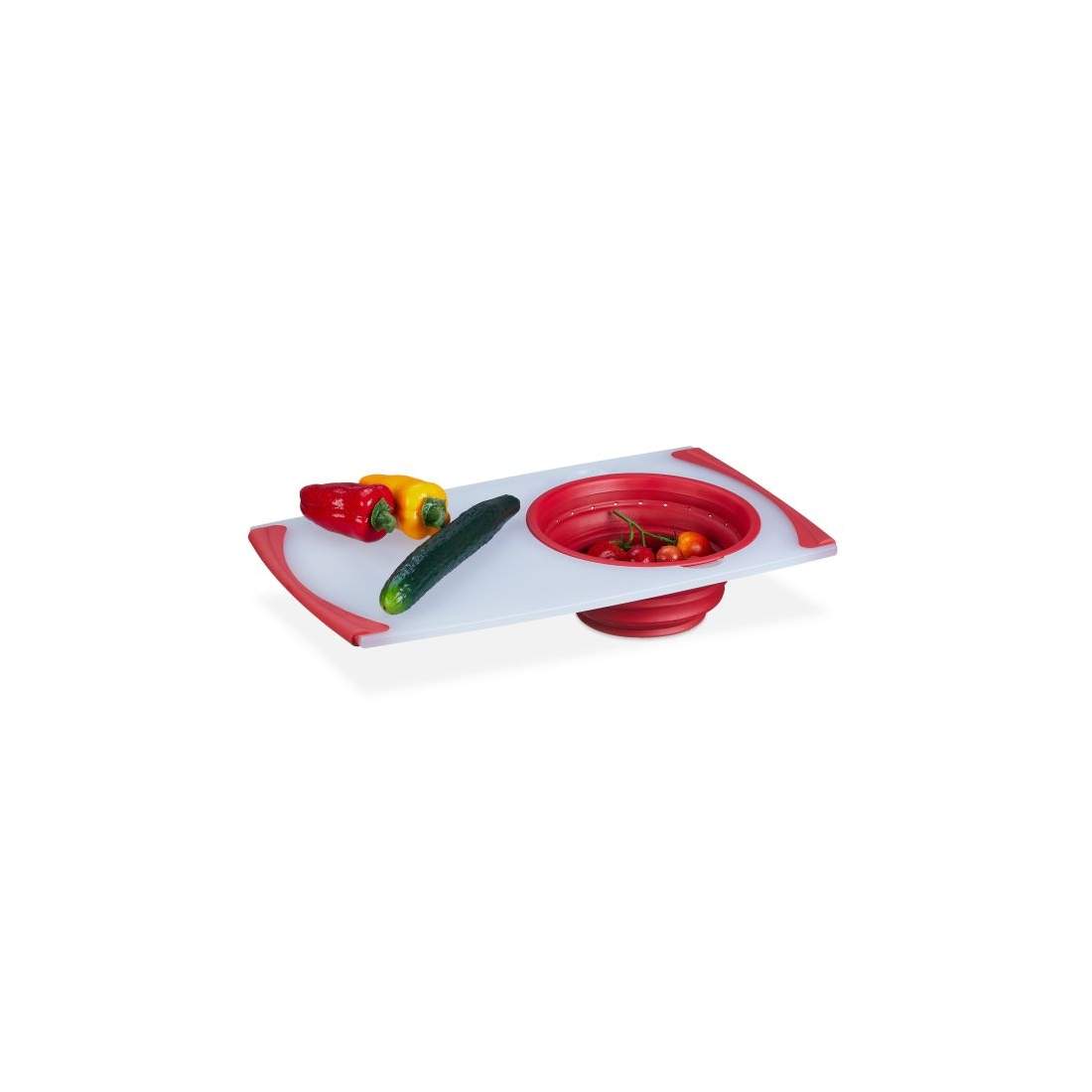 Skärbräda med sikt | Hem & Hobby - Hem & Hushåll - Kök - Köksredskap - Skärbrädor | Pryloteket