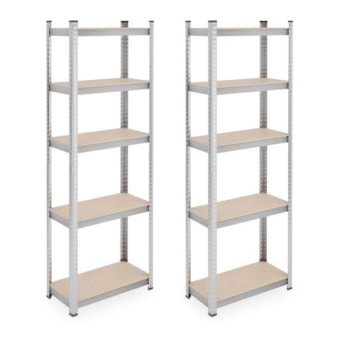 Starka hyllor med 5 nivåer, set om 2 | Hem & Hobby - Hem & Hushåll - Tvätt | Pryloteket