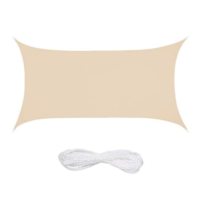 Rektangulært fortelt i polyester