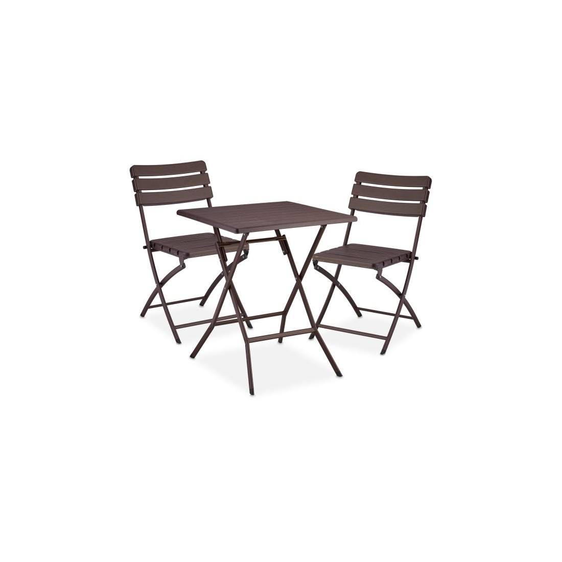 3-delad balkongmöbelset i trälook | Hem & Hobby - Hem & Hushåll - Balkong | Pryloteket