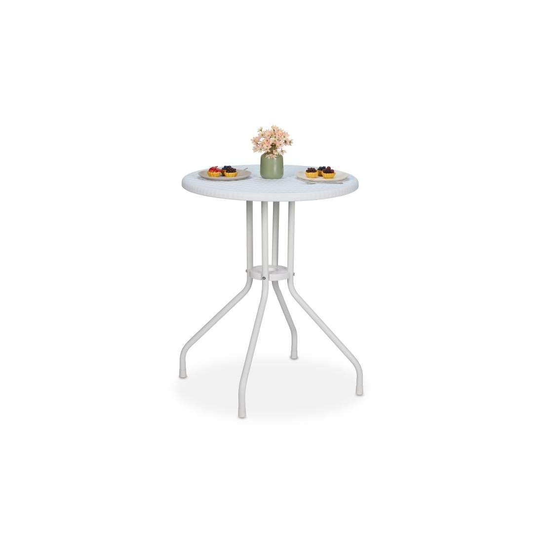 Runt trädgårdsbord i rottinglook | Hem & Hobby - Hem & Hushåll - Trädgårdsartiklar - Trädgårdsbord | Pryloteket