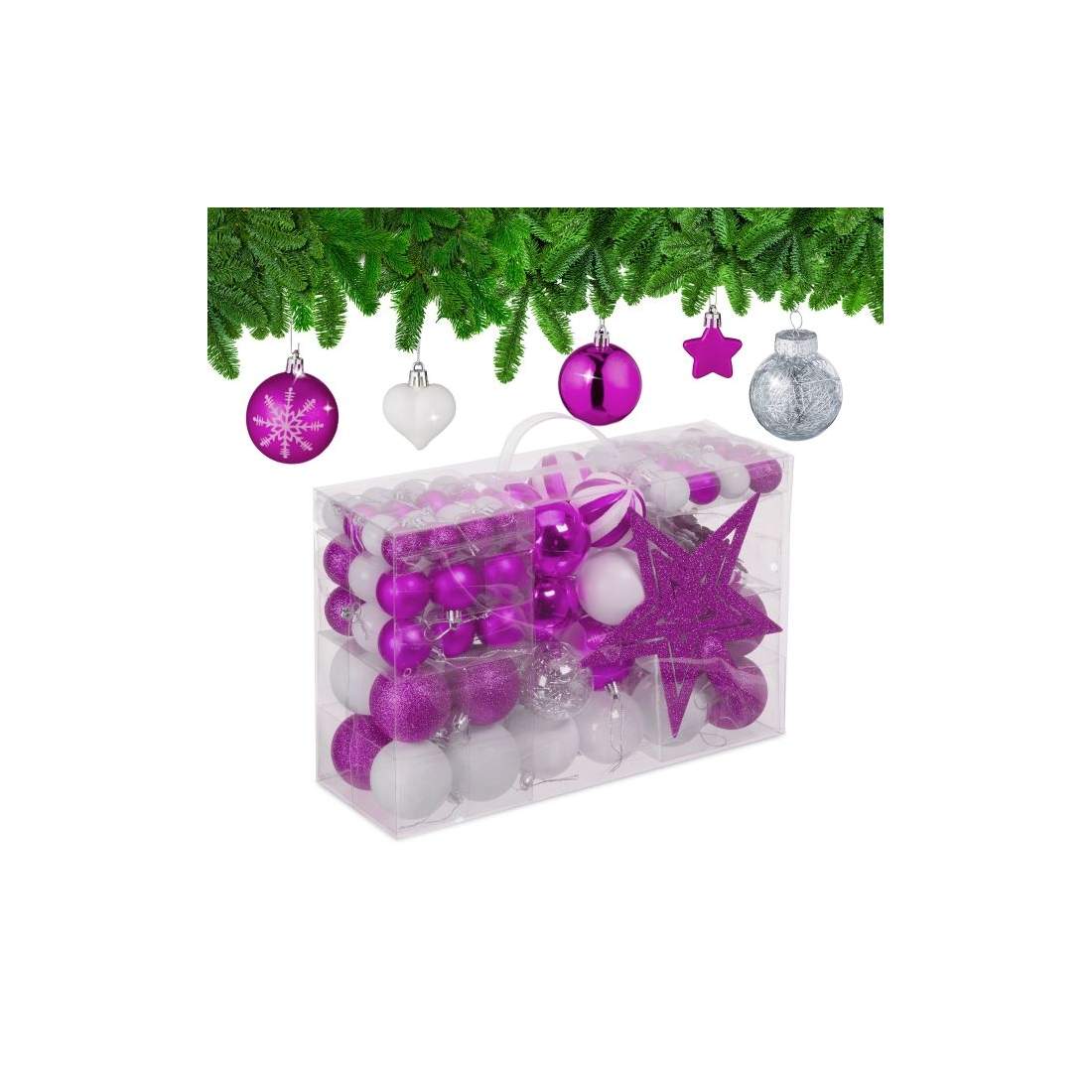 Julgranskulor i set om 101 st | Hem & Hobby - Husdjur | Pryloteket