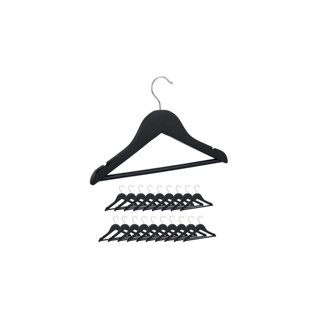 Set med 20 klädhängare i trä för barn | Mode & Accessoarer - Kläder - Klänningar | Pryloteket