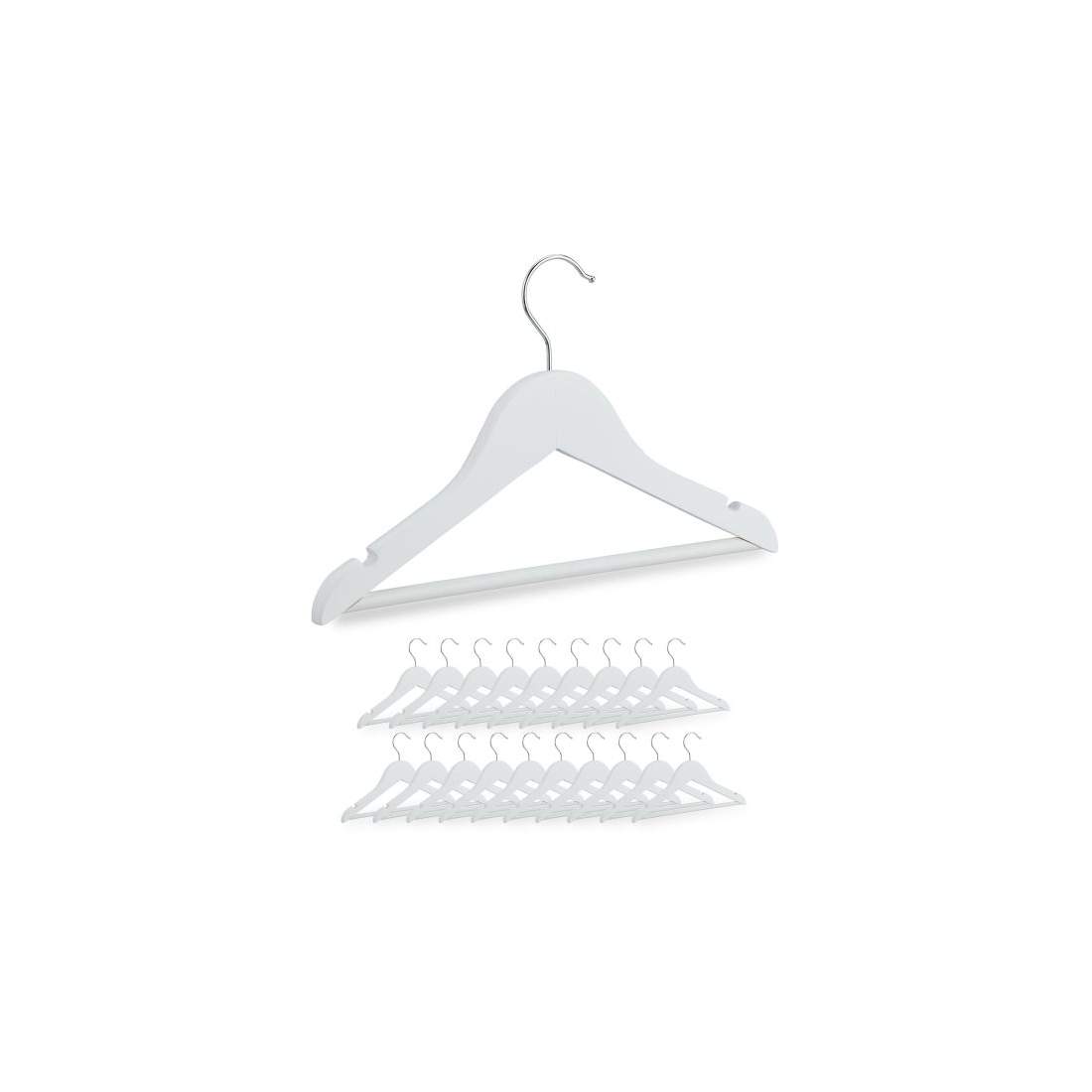 Set med 20 klädhängare i trä för barn | Mode & Accessoarer - Kläder - Klänningar | Pryloteket