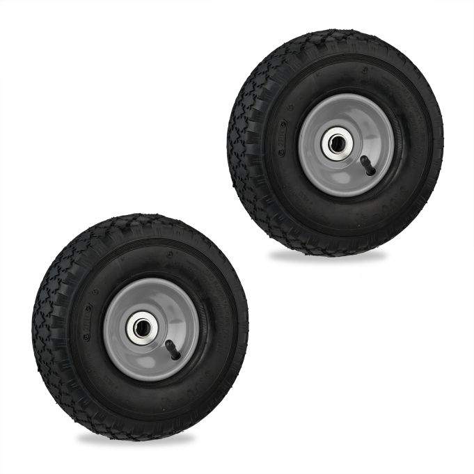 Taskelæsserhjul 2-pak med pneumatiske dæk