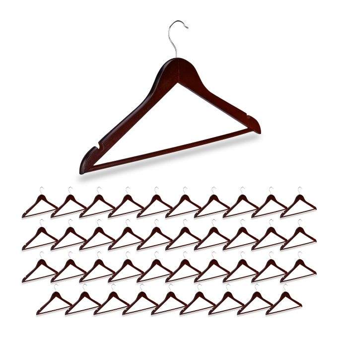 Trætøjsbøjler, 40-pak