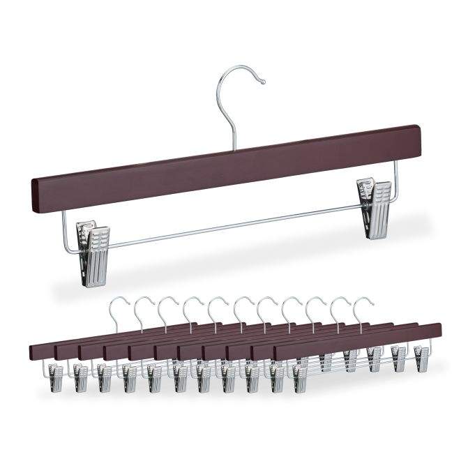 sæt med 12 træbøjler