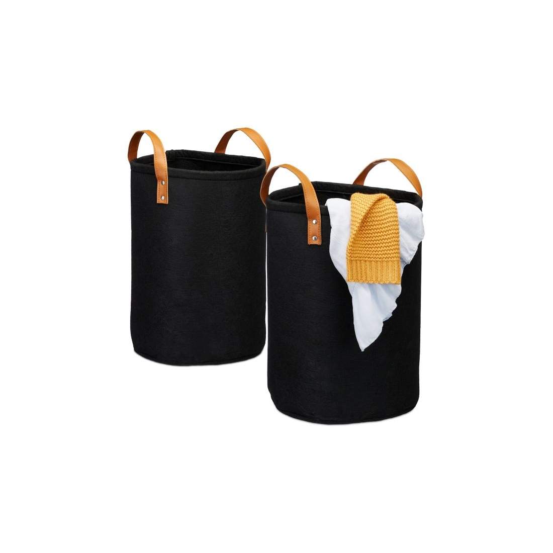 Tvättkorg i filt 28 l | Hem & Hobby - Hem & Hushåll - Tvätt - Tvättkorgar | Pryloteket