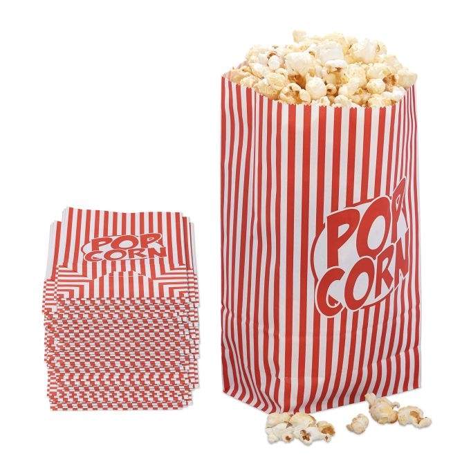 Retro popcorn tube 100-pak