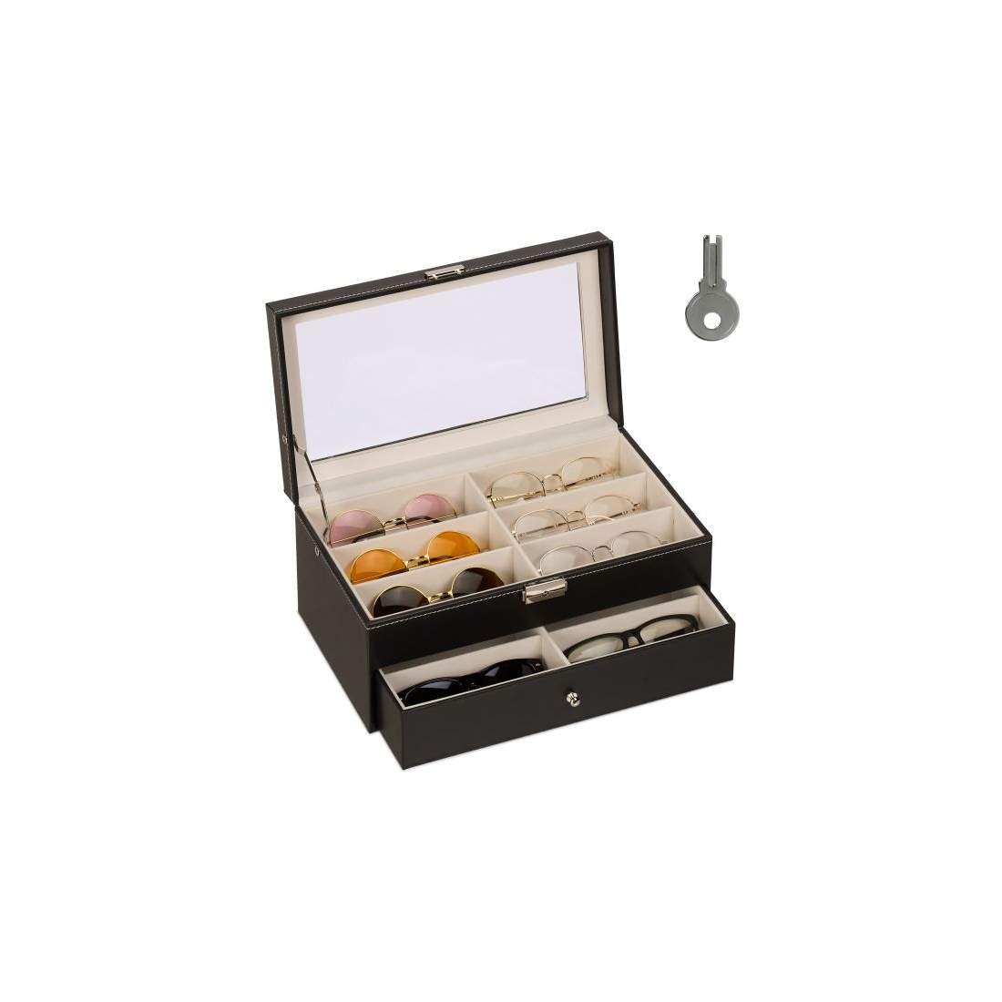 Brilleæske til 12 glas