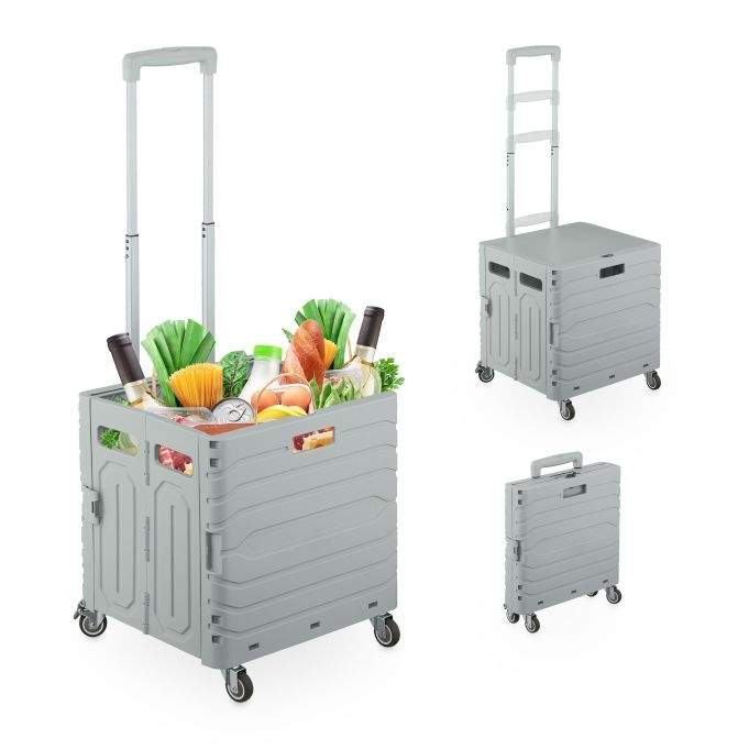 Indkøbsvogn med teleskophåndtag