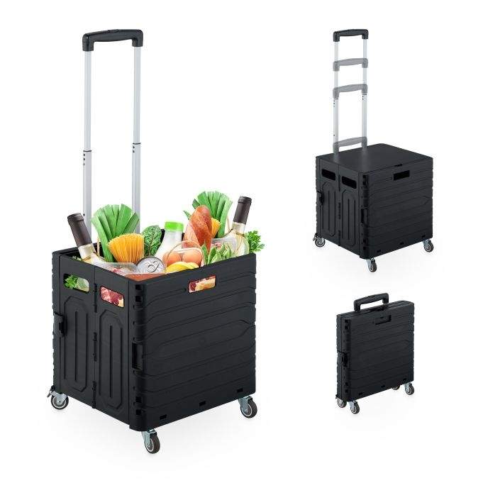 Indkøbsvogn med teleskophåndtag