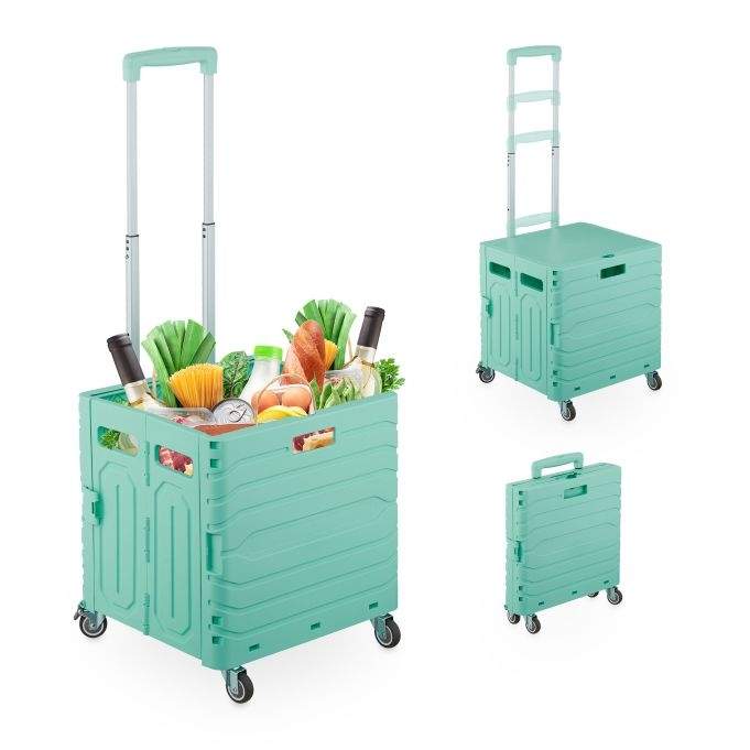 Kundvagn med teleskophandtag | Hem & Hobby - Hem & Hushåll - Kök - Köksredskap - Lock | Pryloteket