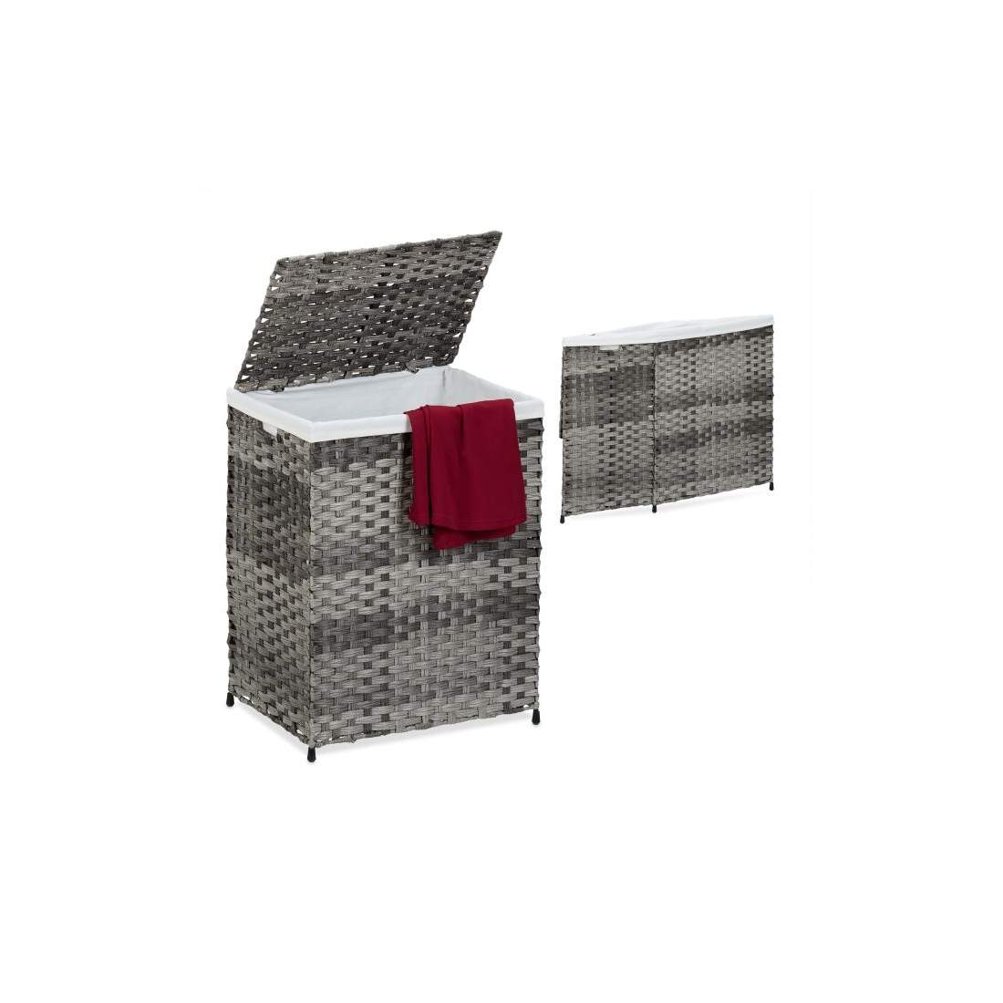 Tvättkorg i rattanlook 90 l | Hem & Hobby - Hem & Hushåll - Tvätt - Tvättkorgar | Pryloteket