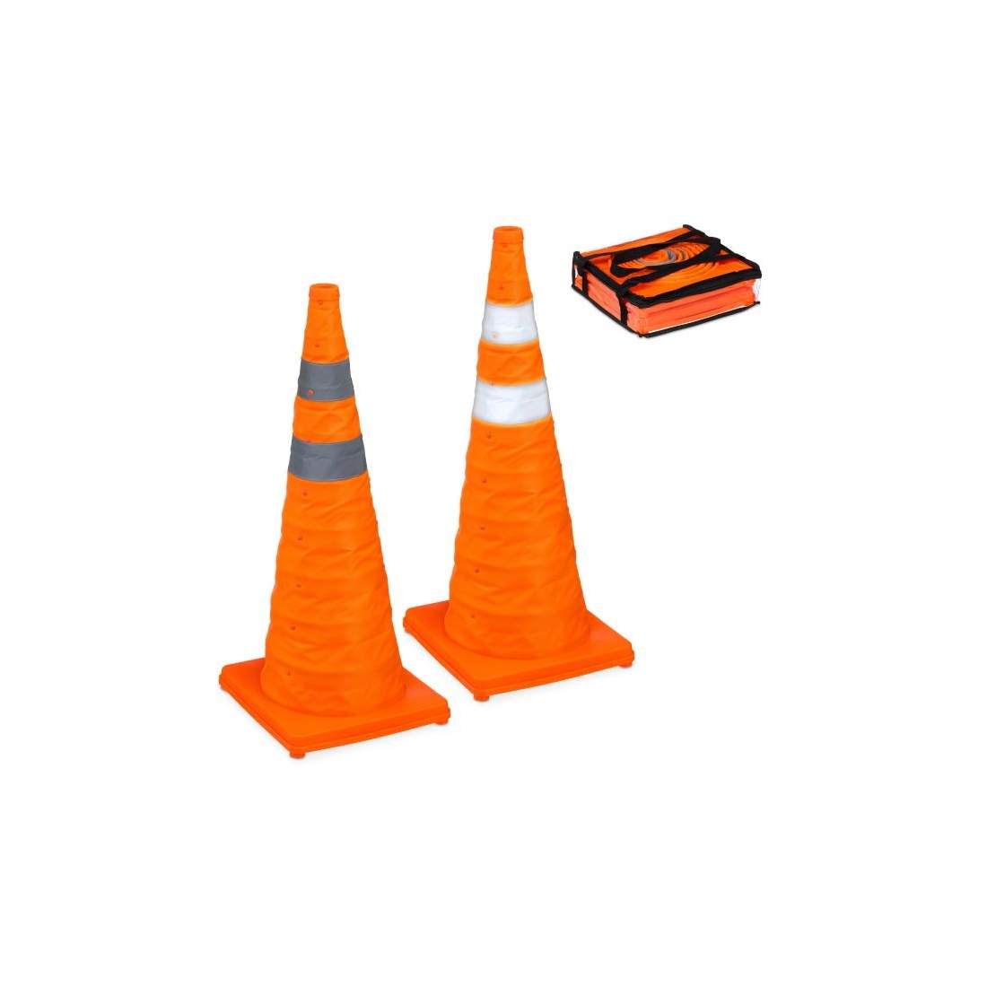 Fällbara pyloner 70 cm i 2-pack | Sport & Fritid - Träning - Träningsredskap | Pryloteket