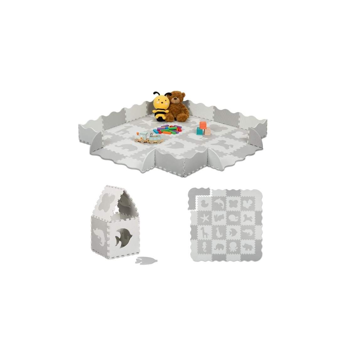 Pusselmatta med djurmotiv | Leksaker & Spel - Leksaker | Pryloteket