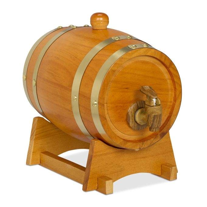 Whiskytønde af træ 1,25 l