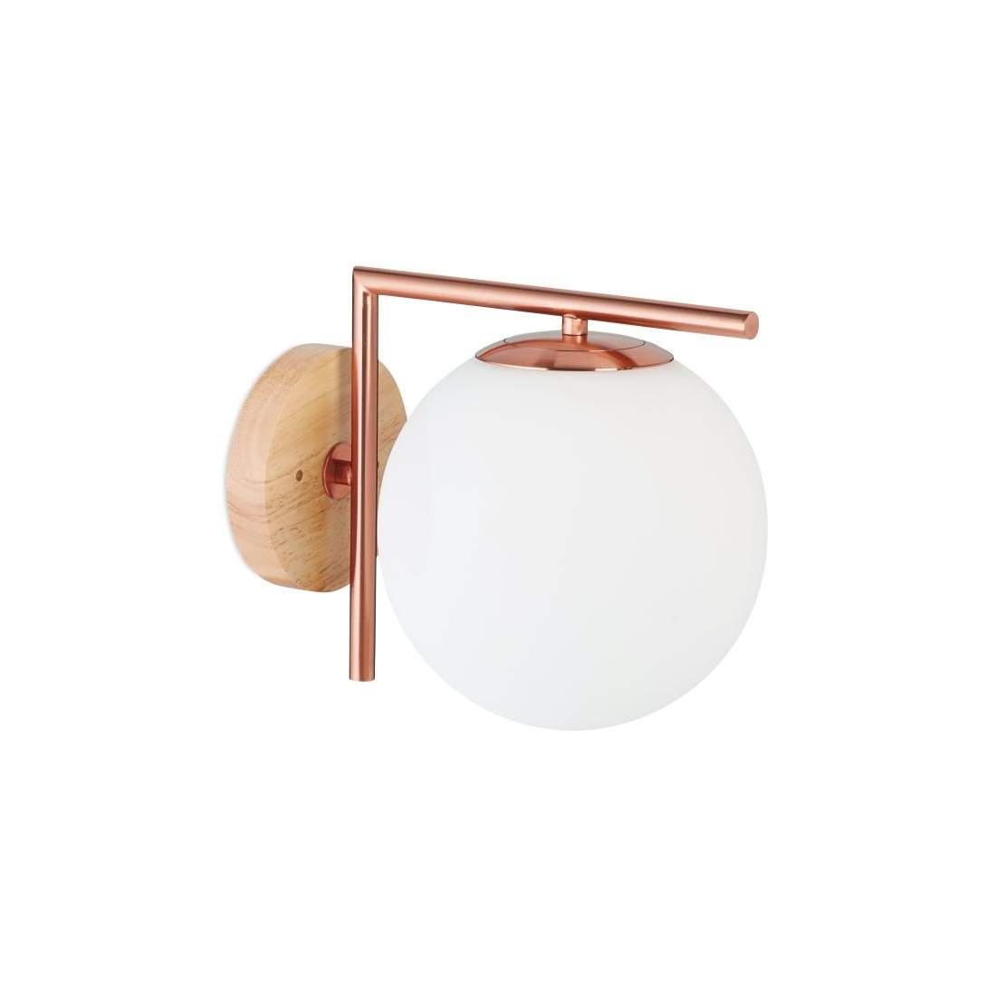 Vägglampa i kopparfärgat glas | Sport & Fritid - Friluftsliv & Camping - Belysning | Pryloteket