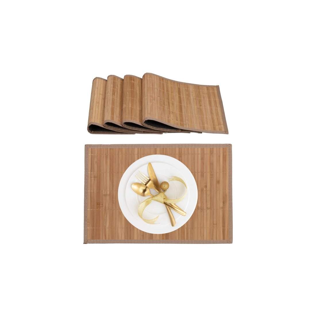 Bordstabletter 4-pack bambu | Hem & Hobby - Hem & Hushåll - Bygg | Pryloteket