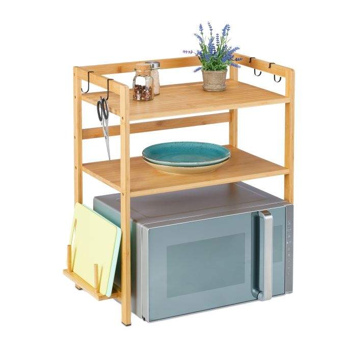 Mikrobølgehylde 2 niveauer