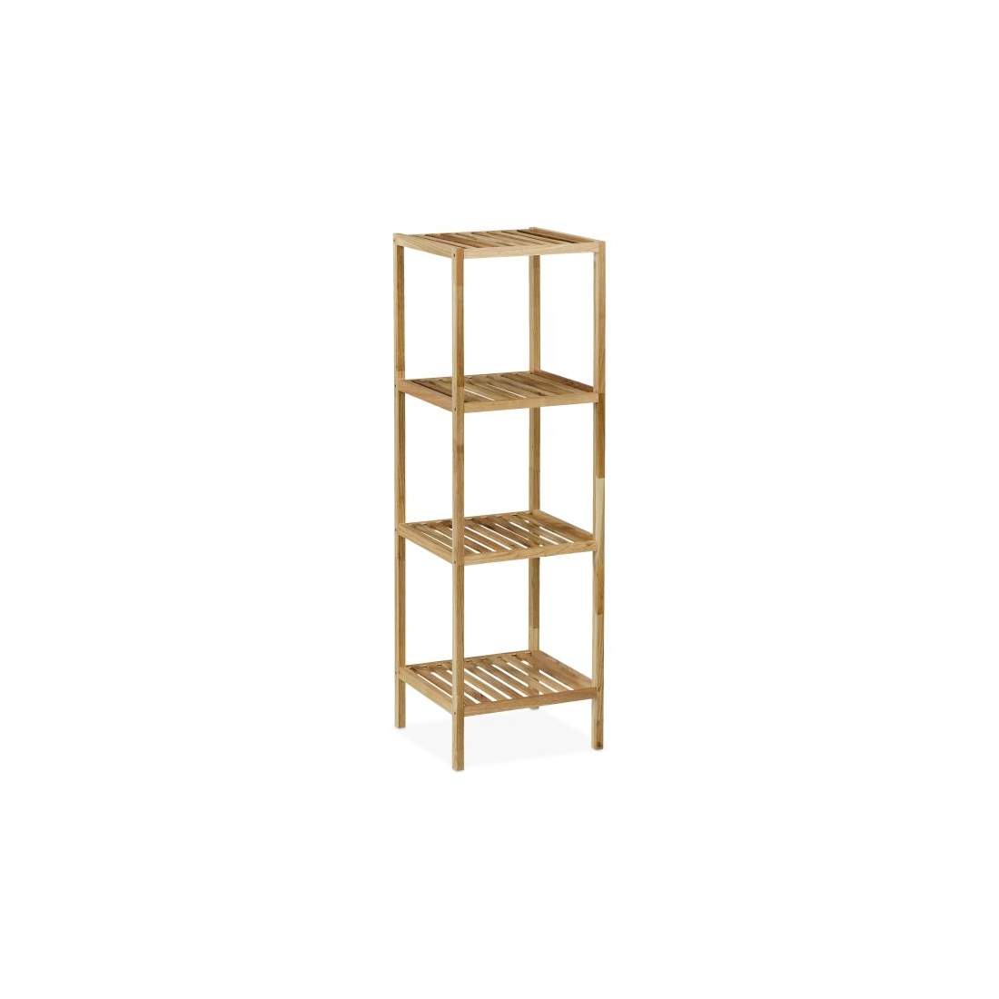 Badrumshylla i valnöt med öppna hyllor | Hem & Hobby - Hem & Hushåll - Textil - Handdukar | Pryloteket