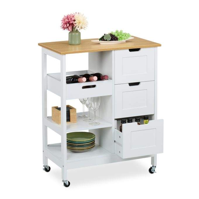 Køkkenvogn med bordplade