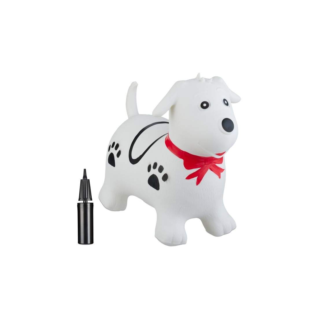 Hoppande hund med koppel | Hälsa & Skönhet - Personvård - Vård & Rehabilitering - Hållning | Pryloteket