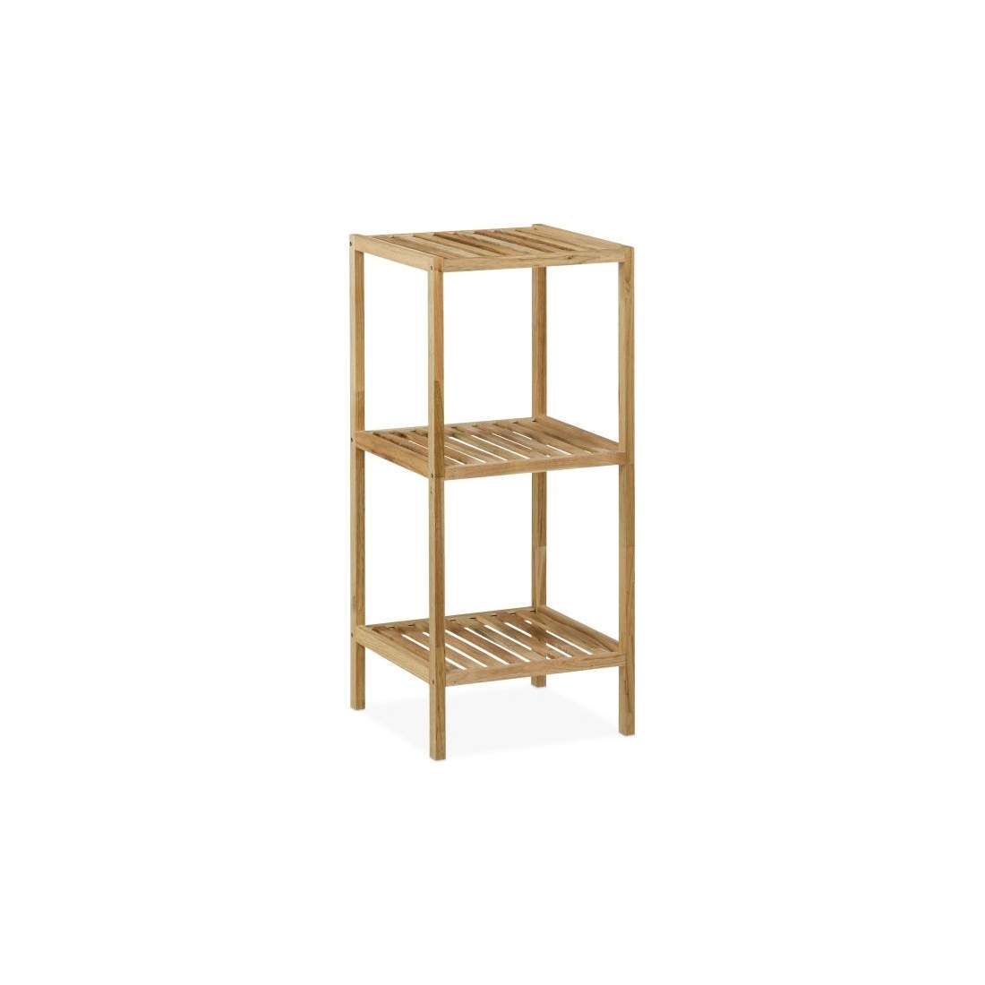 Badrumshylla i valnöt med öppna hyllor | Hem & Hobby - Hem & Hushåll - Textil - Handdukar | Pryloteket