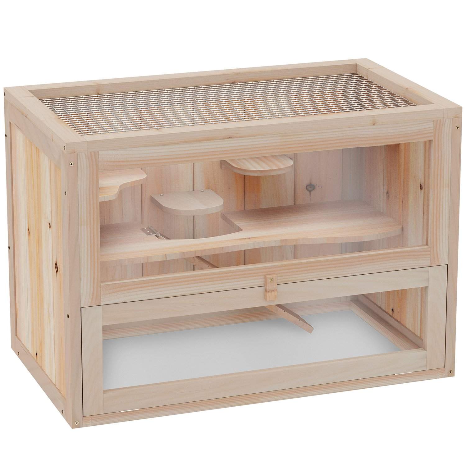 Lille dyrebur træ 60 x 35 x 42 cm Aosom