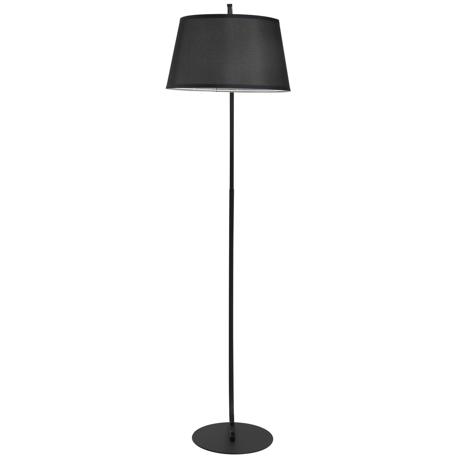 Bue lampe gulvlampe Arc - Moderne bue lampe lavet af metal - Gulv lampe metal hør sort
