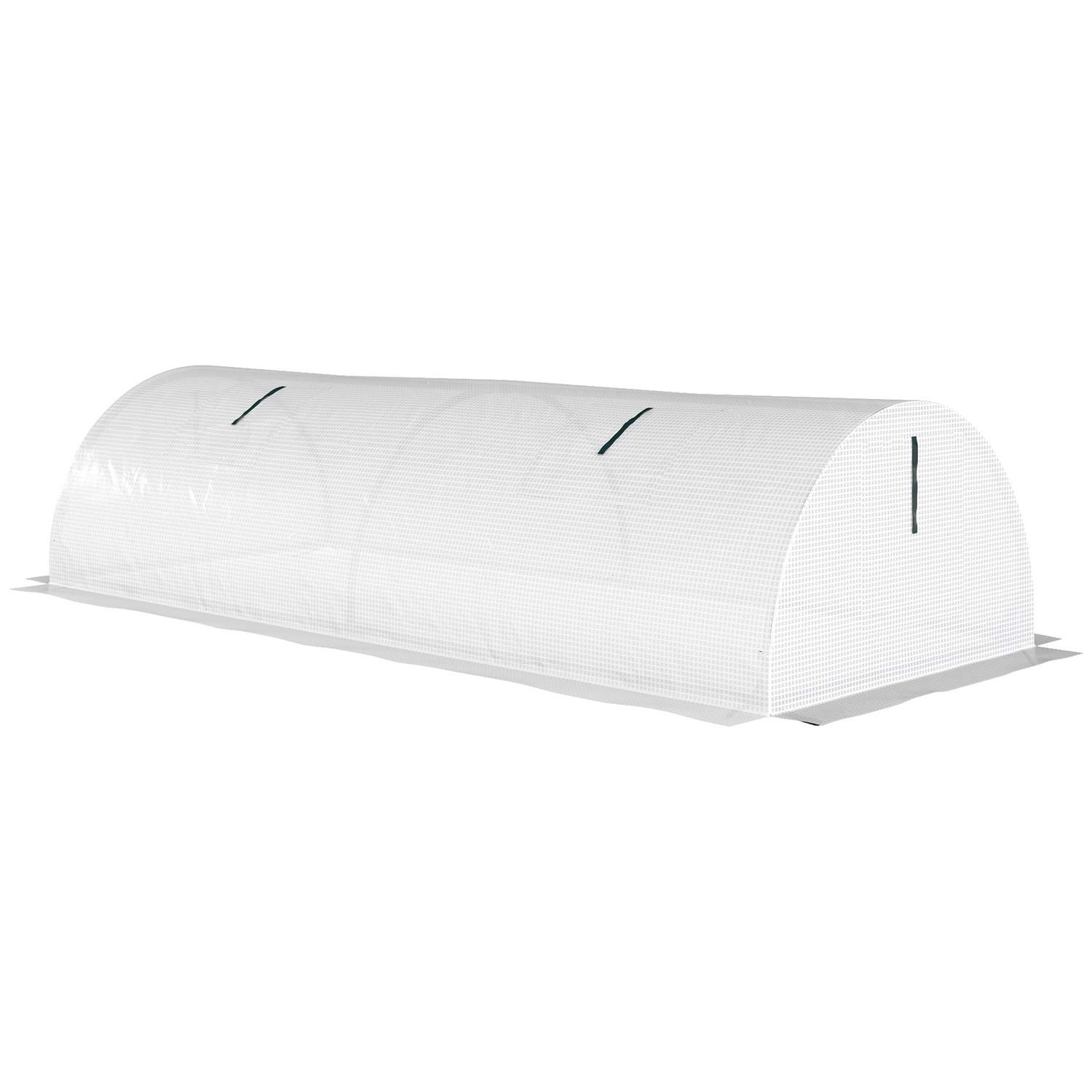 Drivhus med oprulningsvindue, rundt tag, vintertæt, foliedrivhus af stål, vandafvisende, drivhus til altan, tomathus med UV-besk