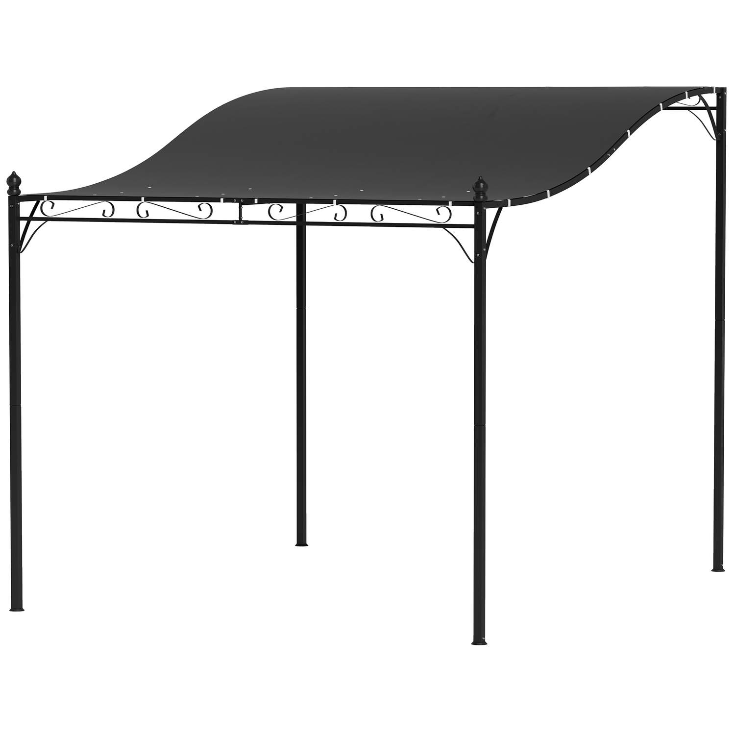 Påbygningspavillon pergola med tag, vandafvisende pavillon overdækning, fritstående havepavillon, terrassepavillon overdækning,
